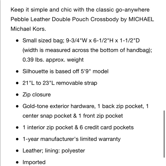 Michael kors Crossbody Bag - Picture 5 of 5